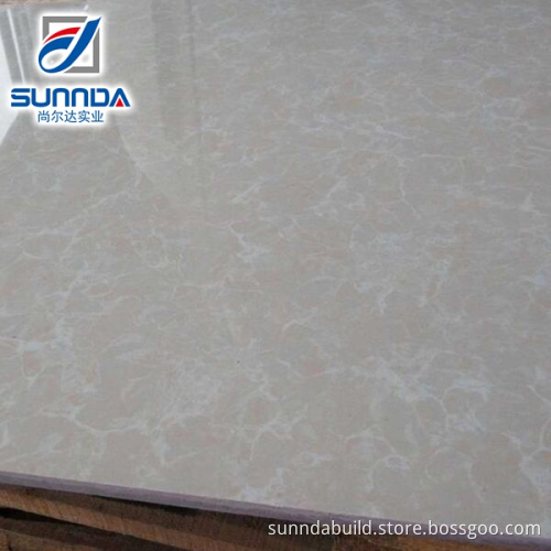 2016 popular top selling white and pink and golden straight edge pulati seiries floor tiles